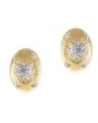 Jarin K Jewelry - Oval Sunburst Earrings