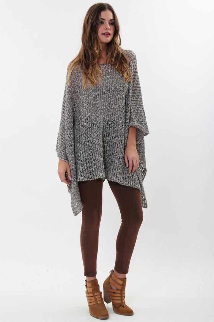 Goddis - Coco Poncho In Sable Sands S/m