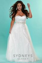 Sydney's Closet - Sc5068 Dress In Ivory