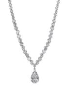 Cz By Kenneth Jay Lane - Pear Drop Necklace