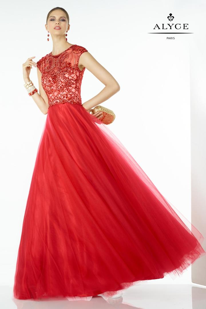 Alyce Paris - 6583 Prom Dress In Red Almond