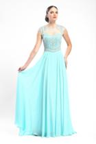 Sue Wong - N5569 In Aqua