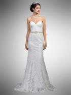 Dancing Queen - 17 Accented Lace Sweetheart Sheath Gown
