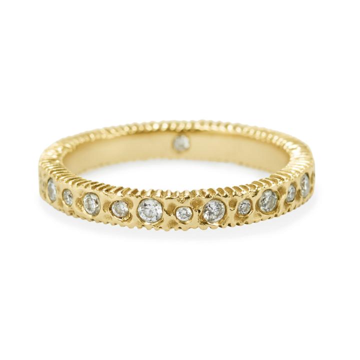 Elizabeth Buenaventura - Hammered Harmony Ring 4449618438