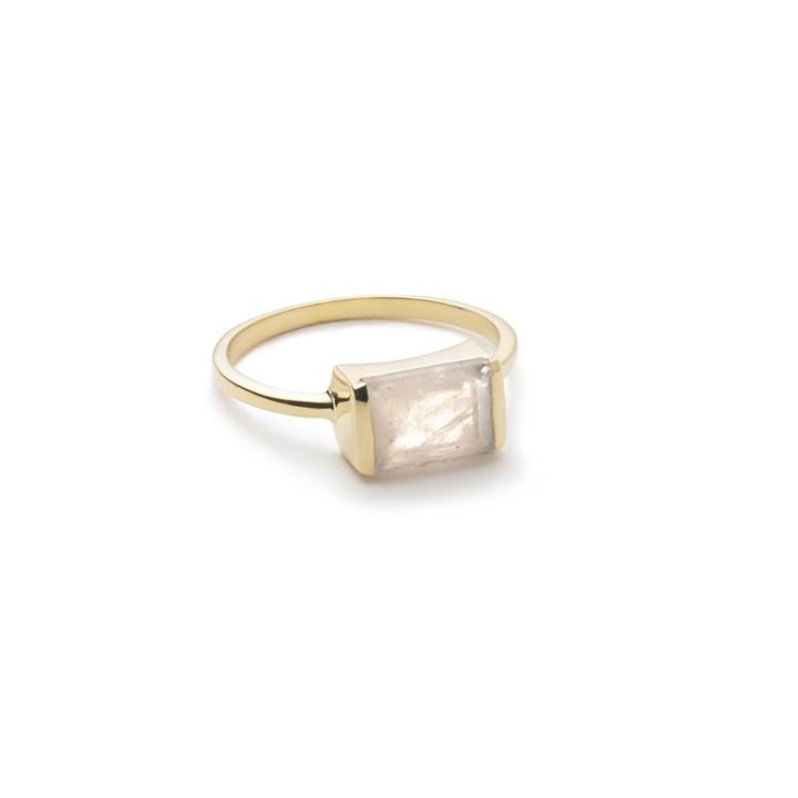 Margaret Elizabeth - Channel Set Ring Moonstone