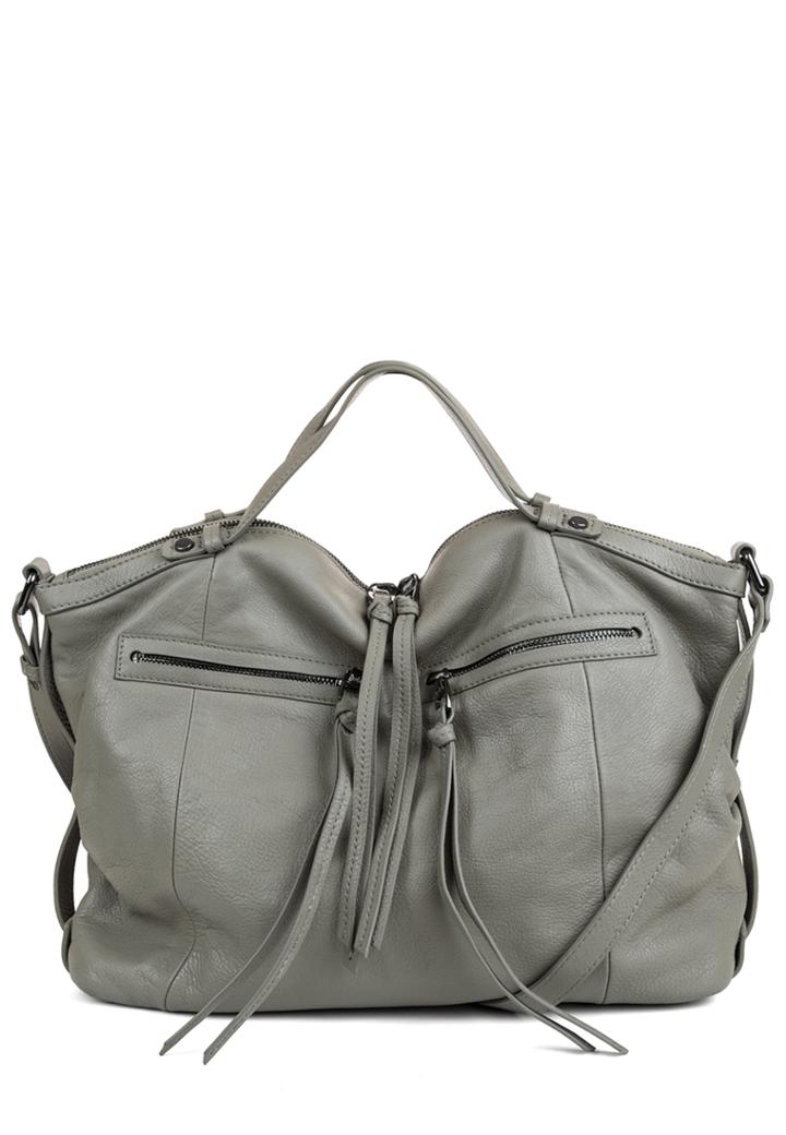 Kooba - Lawrence Satchel In Concrete