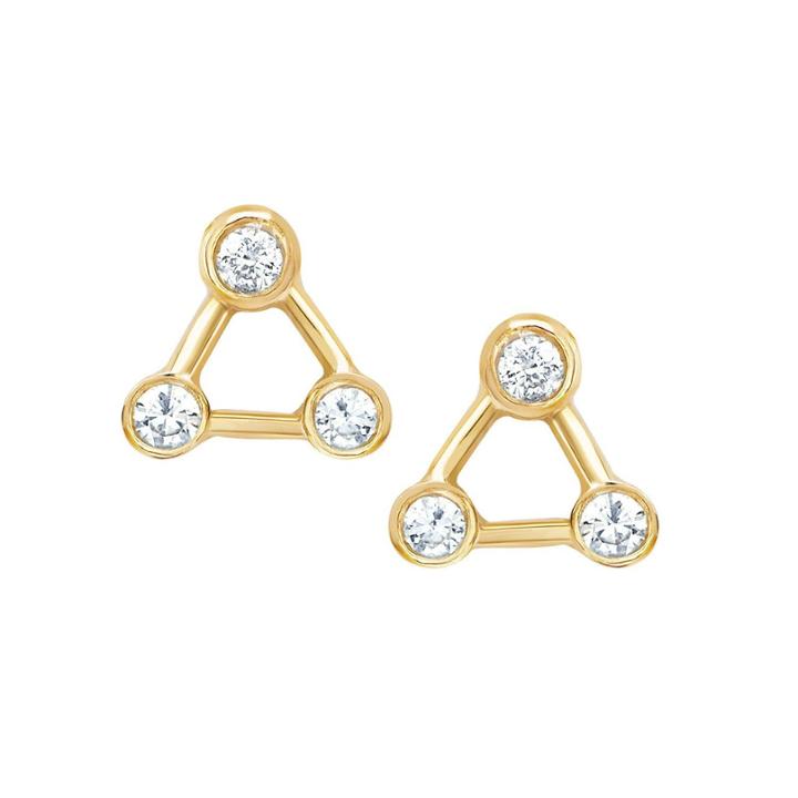 Logan Hollowell - Mini Summer Triangle Constellation Earrings