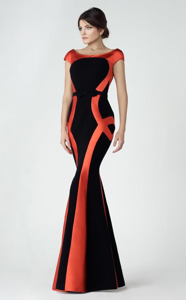 Saiid Kobeisy - Contrast Ribbon Gown 2930