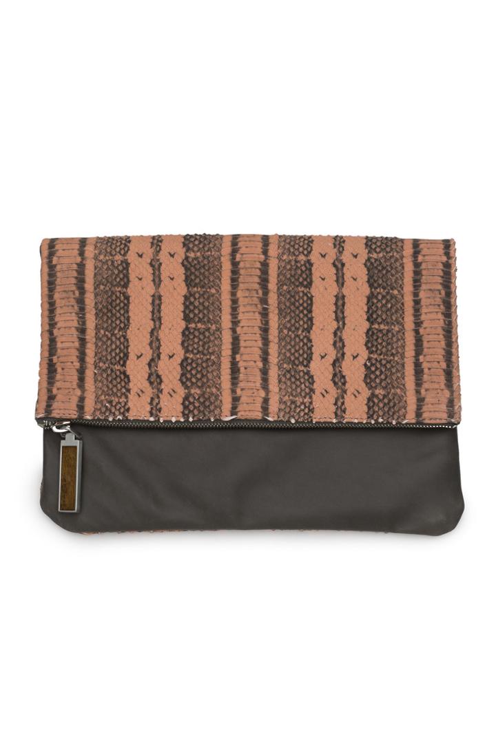 August Handbags - The Ravello - Papaya Snake