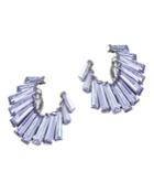 Jarin K Jewelry - Baguette Crescent Earrings