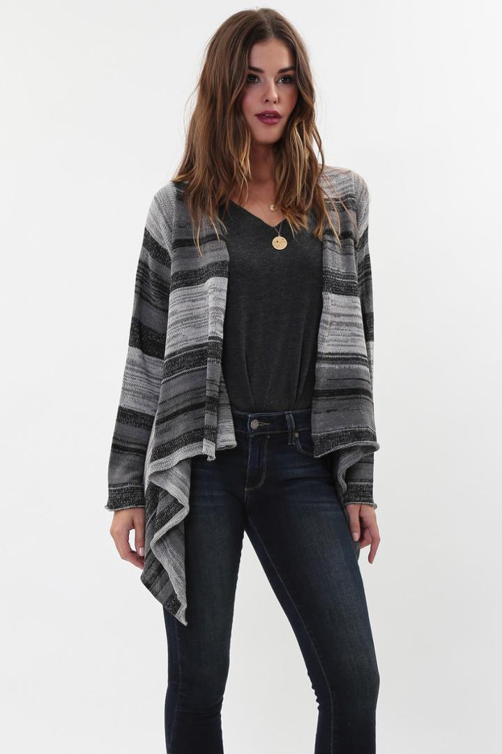 Goddis Wynn Sweater In Grey Storm