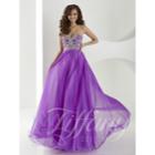 Tiffany Designs - Noble Bejeweled Sweetheart A-line Evening Gown 16183
