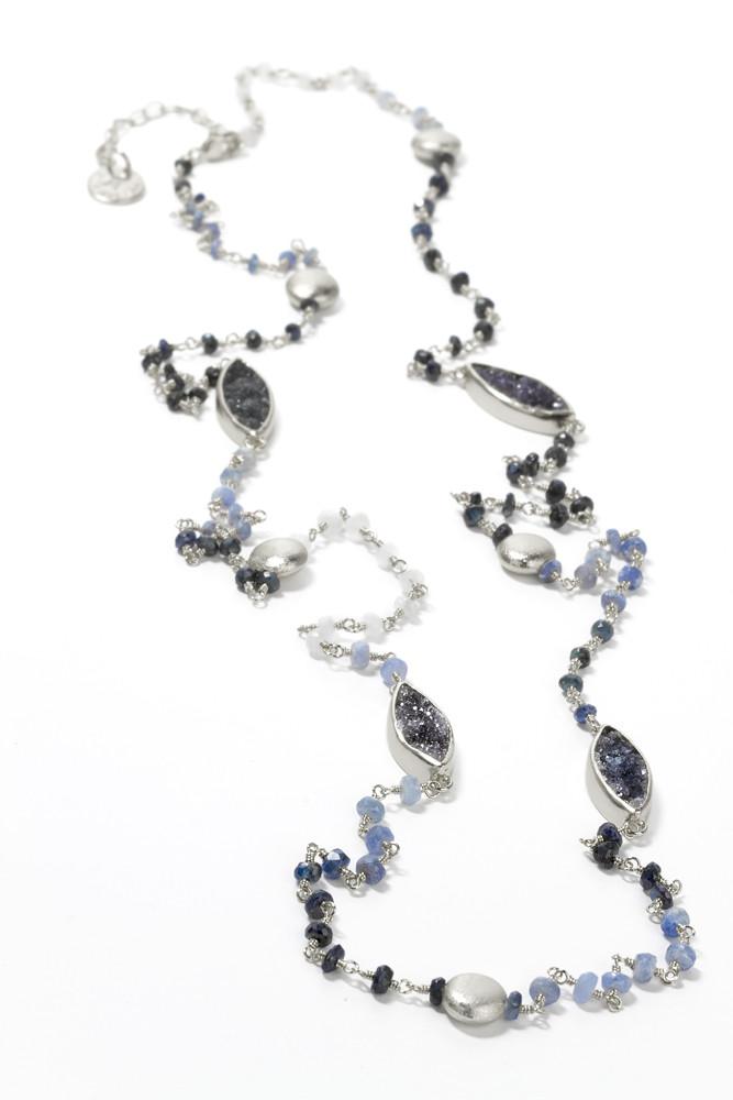 Nina Nguyen Jewelry - Seafoam Silver Necklace Style 1