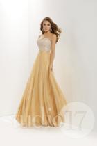 Studio 17 - 12670 Rhinestone Accented Chiffon A-line Dress