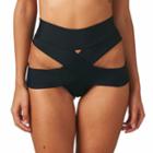 Montce Swim - Black Criss-cross Bikini Bottom