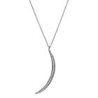 Ashley Schenkein Jewelry - Tulum Cz Crescent Moon Necklace