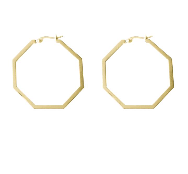 Bonheur Jewelry - Kate Gold Hoops