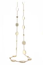 Tresor Collection - Wihite Moonstone Necklace In 18k Yg
