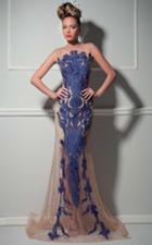 Mnm Couture - 1430 Embroidered Lace Illusion Gown