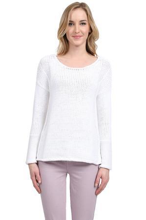 360 Sweater Cotton Sweater In White