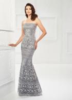 Montage By Mon Cheri - 118970 Straight Strapless Sheath Gown