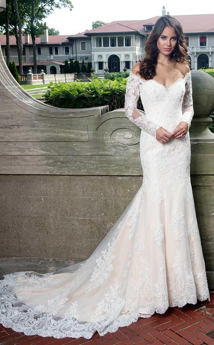 Rachel Allan Bridal - Off Shoulder Mermaid Gown M604