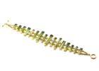 Tresor Collection - Green Tourmaline Xylophone Bracelet In 18kt Yellow Gold