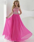 Tiffany Homecoming - Rhinestones Accented A-line Gown 16152