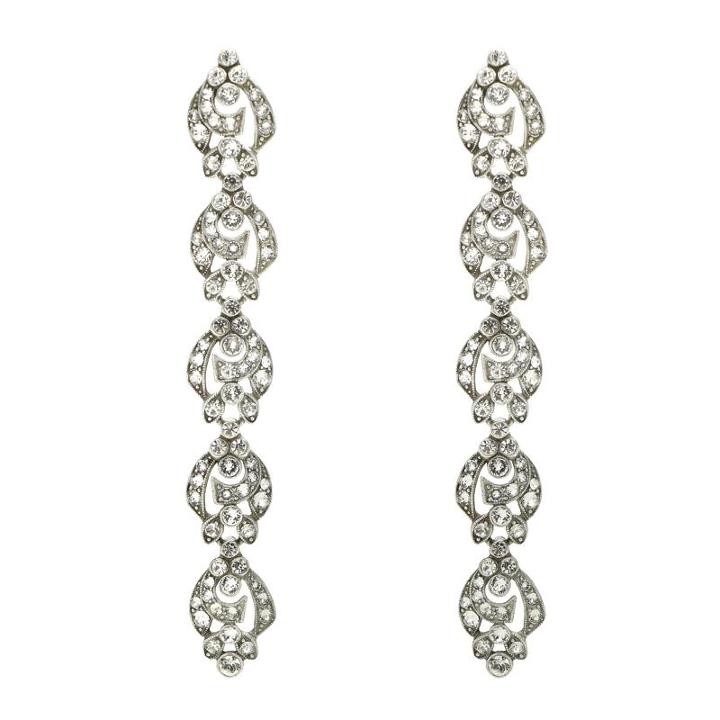 Ben-amun - Crystal Renee Drop Post Earrings