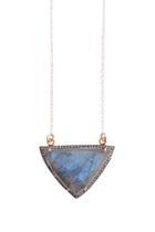 Heather Gardner - Labradorite Diamond Gemstone Necklace