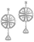 Cz By Kenneth Jay Lane - The Duchess Clover Earring