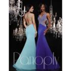 Panoply - Captivating V-neck Glitter Jersey Gown 14741