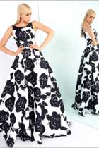 Ieena Duggal - High Neck Dress Style 8821i