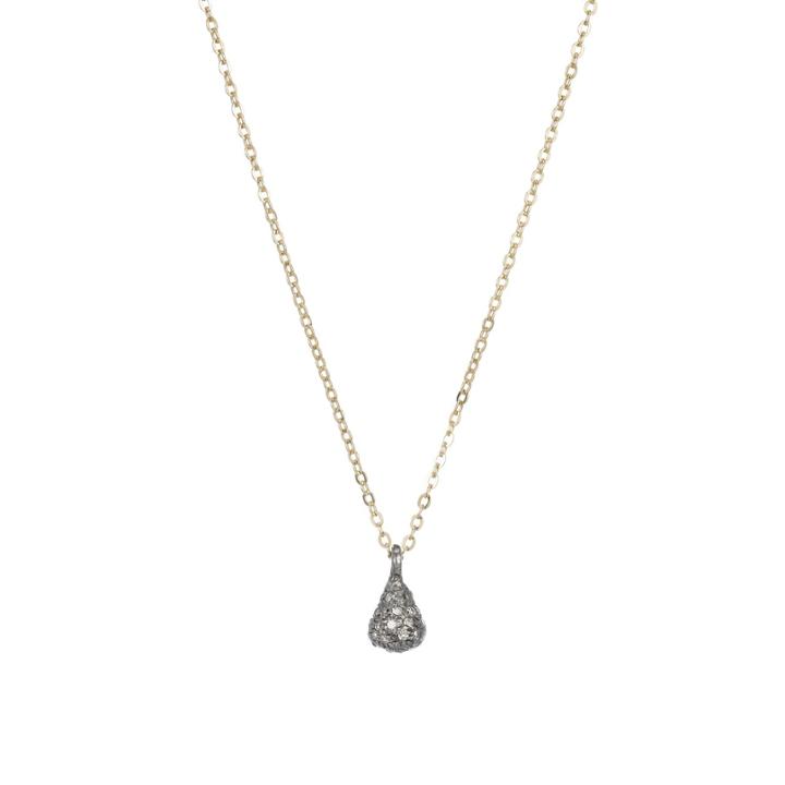 Teri Jon - Brooklyn Small 3-d Teardrop Diamond Necklace