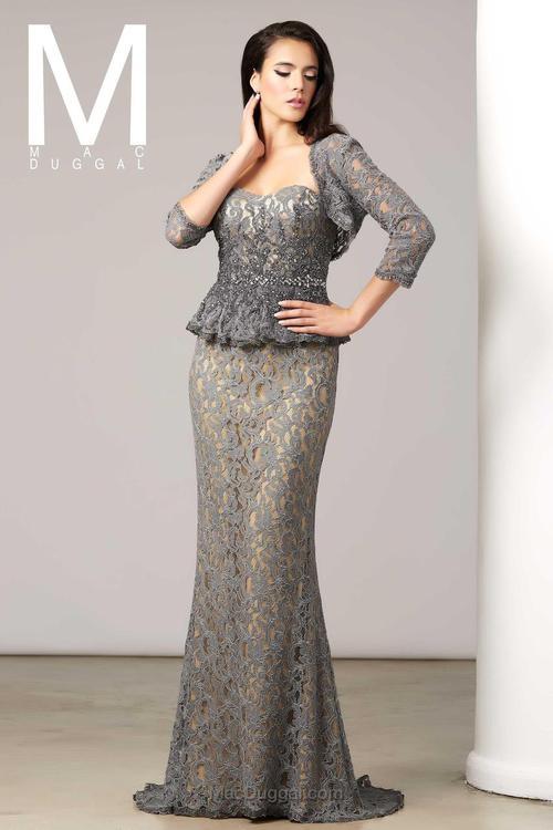 Mac Duggal Couture - 62165 Dress In Smoke