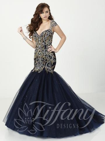 Tiffany Designs - Bead Embellished Sweetheart Mermaid Dress 16145
