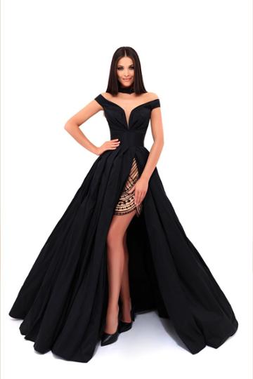 Tarik Ediz - 50294 Off-shoulder Taffeta Ballgown