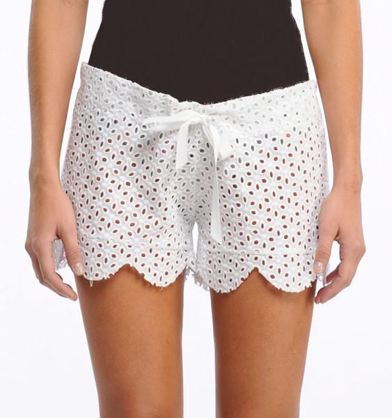 Daniela Corte - Eyelet Shorts