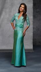 Alyce Paris Black Label - 29143 Classy Lace V Neck Mermaid Gown