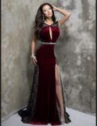 Nina Canacci - 3107 Dress In Burgundy