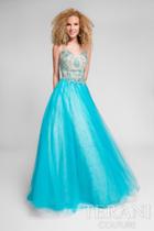 Terani Prom - Elegant Beaded V-neck Polyester Ballgown Dress 1711p2846