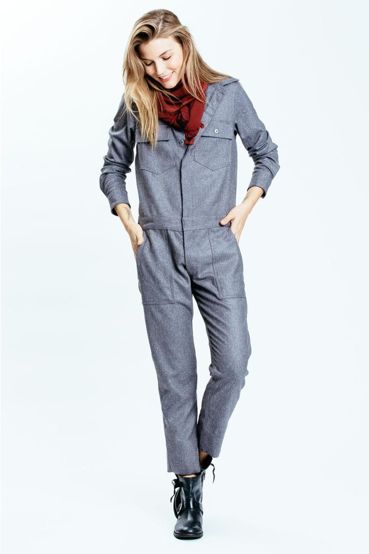 Karen Zambos - Charcoal Spencer Jumpsuit