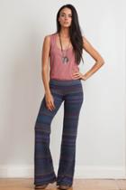 Goddis - Hayden Knit Pant In Cosmic Blue