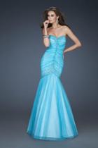 La Femme - 18286 Beaded Sweetheart Trumpet Dress