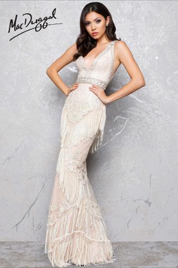 Mac Duggal -sleeveless V-neck Couture Gown 50404d