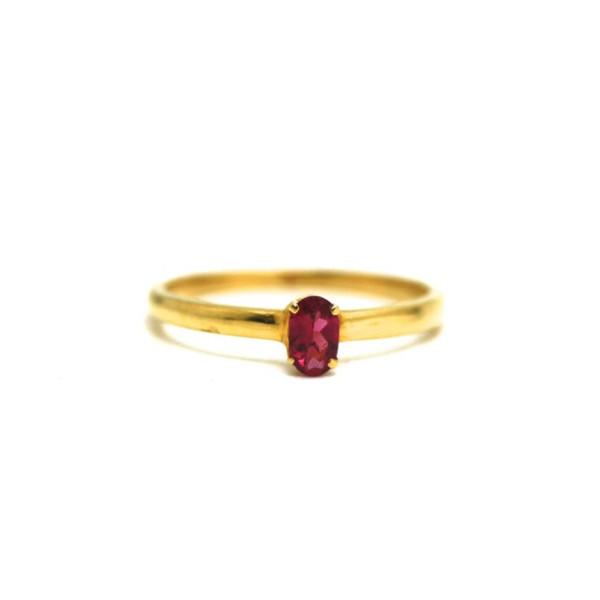 Tresor Collection - 18k Yellow Gold Ring In Pink Tourmaline Pink Tourmaline