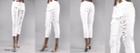 Flying Monkey - White Shredded Jean