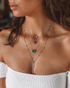 Logan Hollowell - New! Large Emerald Heart Necklace