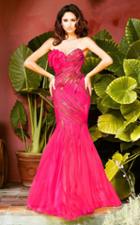 Mnm Couture - 9028 Beaded Sweetheart Mermaid Dress