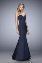 La Femme - 21591 Strapless Sweetheart Mermaid Dress
